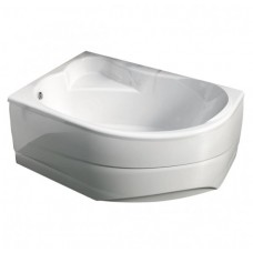 Ялта MIRSANT "Premium" ванна 1500х1000 левая, каркас с установочным комплектом, фронтальная панель