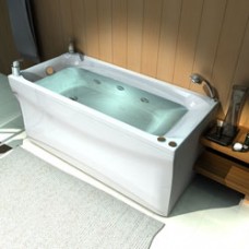 Ванна акриловая АКВАТЕК Альфа 150х70 с гидромассажем Standard (пневмоуправление)